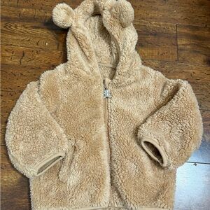 Cozy Tan Teddy Bear Hoodie